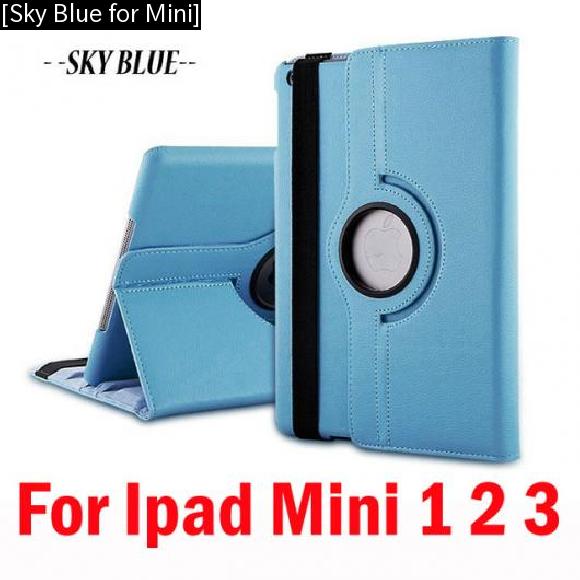 iPad iPad mini  PU쥶 ǥץ쥤360ٲž С [Sky Blue for Mini] AL-AA-2972 AL