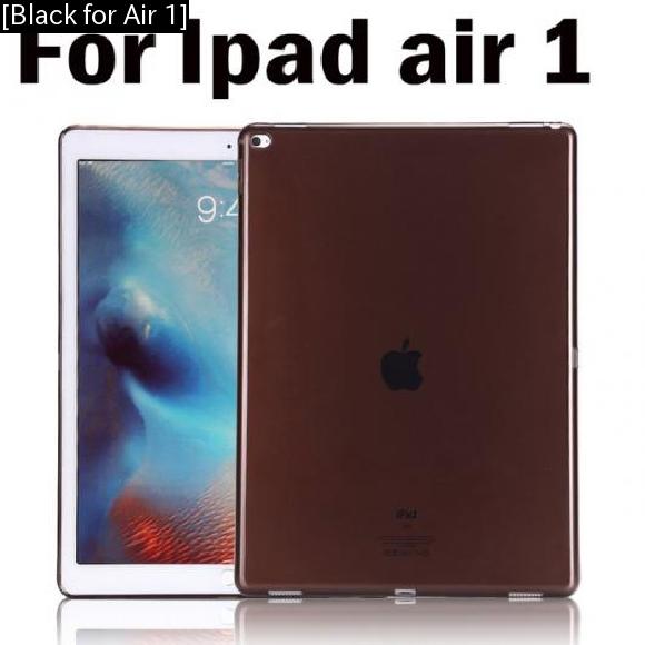 iPad ե  iPad Air 1 ꥳ С åץ 5 3ƩեTPU Хå ९ꥢ륹 [Black for Air 1] AL-AA-3201 AL