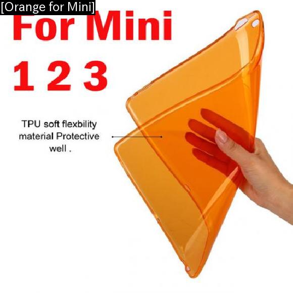 iPad ե  iPad mini ꥳ С åץ 5 3ƩեTPU Хå ९ꥢ륹 [Orange for Mini] AL-AA-3212 AL