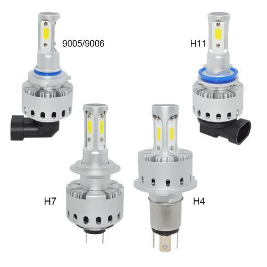 LED إåɥ饤 90W 12000lm H4 LED H7 H8 H9 H11 HB4 9006 9005 HB3 ۥ磻 6000K [White] [9006/HB4] AL-AA-4069 AL
