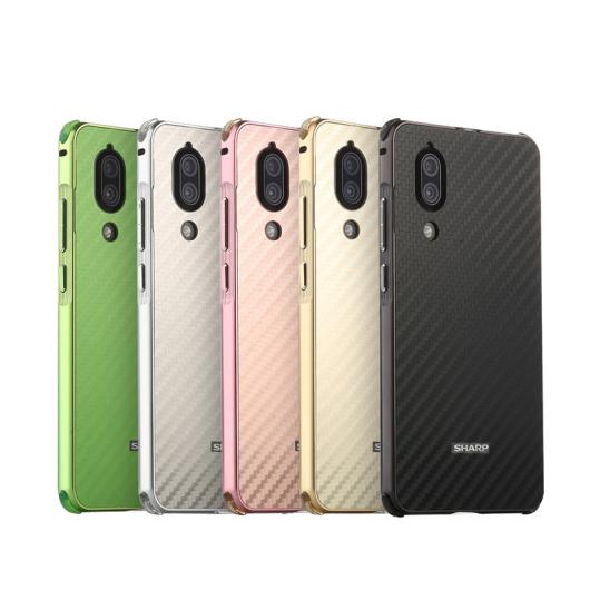 ޥۥ  ܥ եС PC Хå ݸ С   AQUOS S2 [Carbon Fiber Metal] ٤5顼 AL-AA-4381 AL