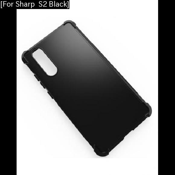 ޥۥ  եTPU Хå 㡼 AQUOS S2 S2 С 5.5  [For Sharp S2 Black] AL-AA-4504 AL