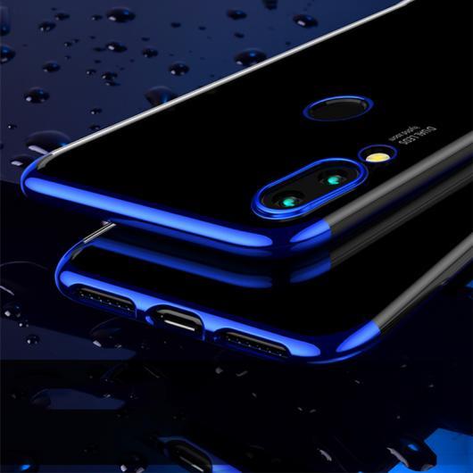 ޥۥ HUAWEI å ե TPU  С  ٤5顼 ֥å/å/֥롼// ٤3Ŭ P20/P20lite/P20Pro AL-AA-5180 AL