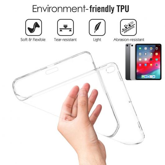 iPad ꥳݸ   Pro 11 12 9   HD ե TPU ꥳ  ꥢ  С iPad Pro ٤2Хꥨ For iPad Pro12.9Inch/For iPad Pro 11Inch AL-AA-6438 AL