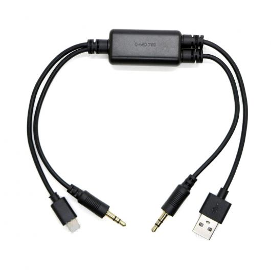 ѥ֥ 3.5mm ǥ å USB AUX  ץ ֥ BMW ߥ˥ѡ iPhone 5 5s 5C 6 6s 6 Plus 7 8 X XS XR AL-AA-7035 AL