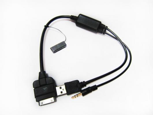 ѥ֥ ȥ USB 35cm AUX ǥ åǡ³ֽŴ  ץ BMW iPhone 4 4s ֽ AL-AA-7047 AL