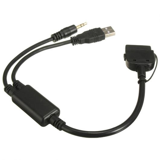 ѥ֥   AUX USB ǥ 󥿡ե Y ֥ ץ ꡼ BMW ߥ˥ѡ iPhone IPOD AL-AA-7078 AL