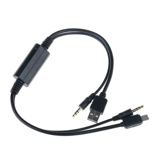 ѥ֥  ǥ USB AUX ץ 󥿥եY ֥ ڥ磻䡼 BMW ߥ˥ѡ iPhone 5 5s 6 Plus ֥å AL-AA-7160 AL