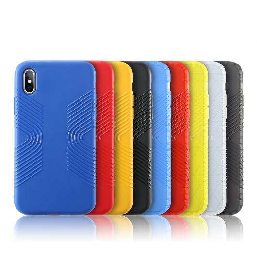 スマホケース テクスチャクリア ケース 衝撃吸収 ソフト TPU カバー 選べる9バリエーション Clear white～Clear yellow 選べる6適用品 iPhone 6/6s～iPhoneXSMax AL-AA-9076 AL