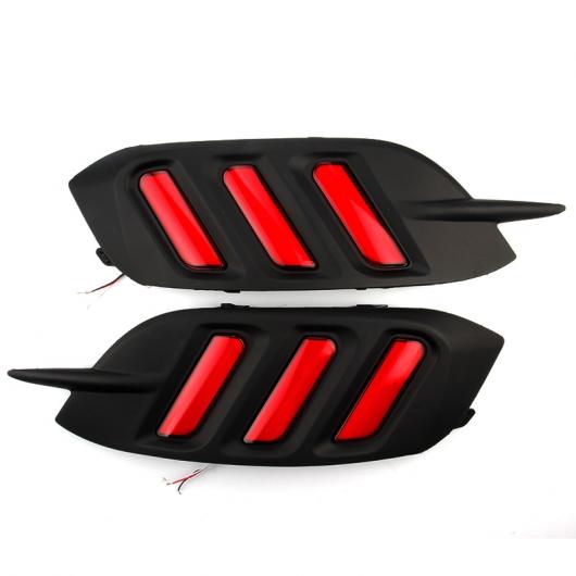 ۥ ӥå2017 2ԡ LED ơ饤ȥꥢե Хѡ 饤 LED ֥졼饤 DRL ե쥯 å AL-AA-9583 AL