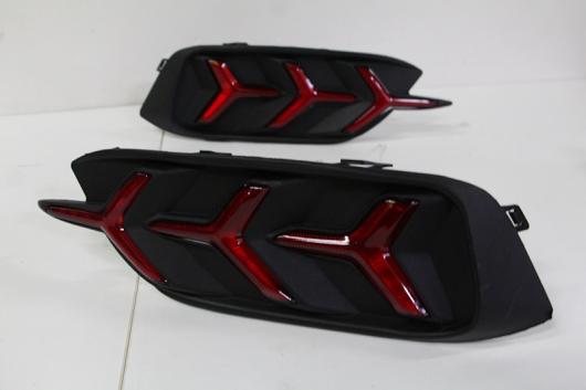 1å ꥢ ۥ ӥå2016 2017 LED DRL ꥢ Хѡ ơ饤 ե ץ֥졼饤 ʥ  DRL ե쥯 Three Functions AL-AA-9634 AL