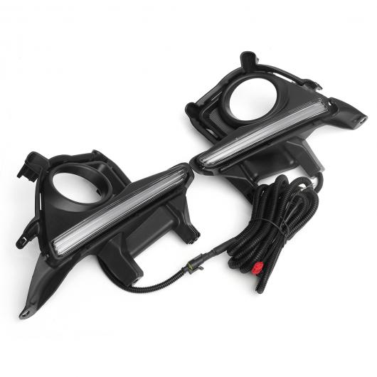 12 12V DC LED DRL ǥ ˥󥰥ϥɥ饤ȥե饤ȥץե Хѡ  ϥ 2015-2017 AL-BB-1041 AL