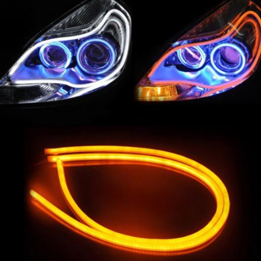 12V DRL ե쥭֥ LED 塼֥ȥå ǥ ˥ ʥ 󥸥 white turn red, white turn blue, white turn Orange 30CM AL-BB-1068 AL