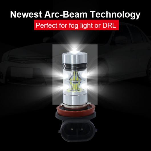 2ԡ ե 20 SMD 3030  DRL LED 饤 6000K ۥ磻 H8, H11, 9005 HB3, 9006 HB4 AL-BB-1095 AL