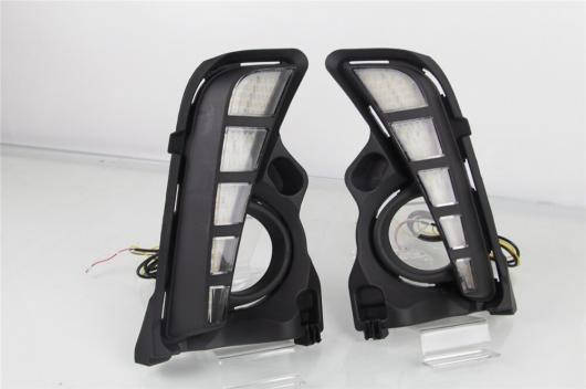 2ԡ LED ǥ˥󥰥饤ȥ ɿ 12V DRL ե   ȥ西 ϥ 2018 2019 White Yellow Blue AL-BB-1098 AL
