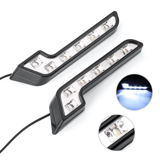 2 ư ˥С  12 12V DRL ǥ ۥ磻 6LED ͭץ饹å  AL-BB-1133 AL