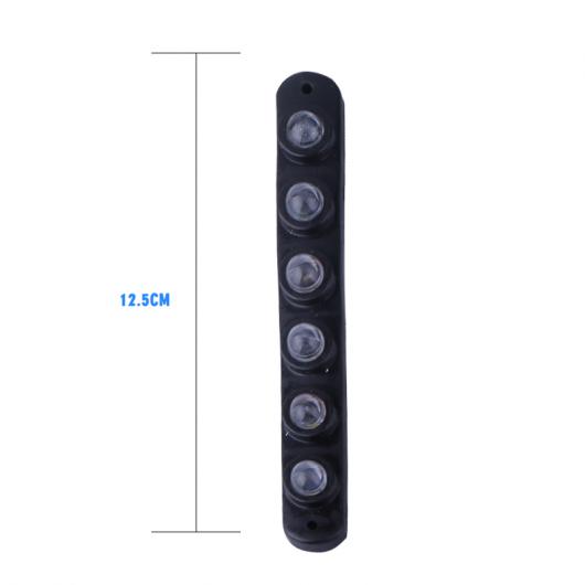 2 ưե  DRL 6LED ǥ˥󥰥饤 ȥåץإåɥ饤ȥ֥ ȥХ ۥ磻 AL-BB-1134 AL