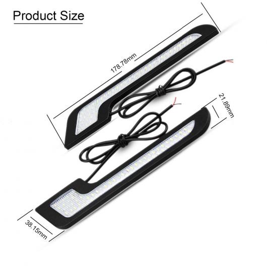 2 DRL ǥ 饤 LED ȥå׼ư  12V ɿ 6å ե饤 Black shell white, Silver shell white AL-BB-1144 AL
