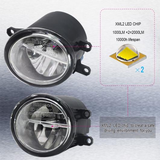 ȥ西  2007-2012 H11 LED ե饤 Х 4000LM ۥ磻 6000K DRL ǥ ˥󥰥 12V AL-BB-1185 AL