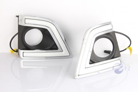  1å DRL ȥ西  2014 2015 2016LED DRL ǥ˥󥰥饤 󥷥ʥʥȥ֥롼 White and Yellow AL-BB-1212 AL