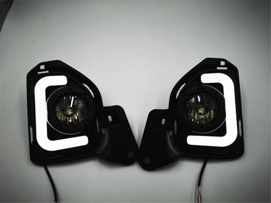  2ԡ LED ȥ西 ϥ 2014 2015 2016 2017 2018  ʥ 12V ABS ե  DRL ǥ White and Yellow AL-BB-1220 AL