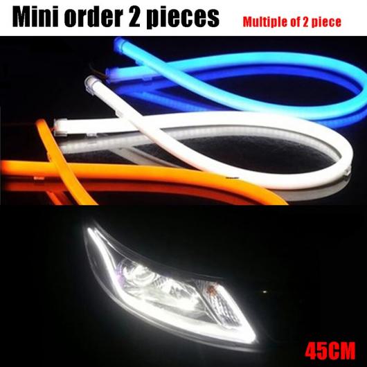 1ԡ 45cm ˥С ե쥭֥ DRL ǥ奢륫顼 LED ѥ饤  ʥ 饤AJ Ice blue only AL-BB-1291 AL