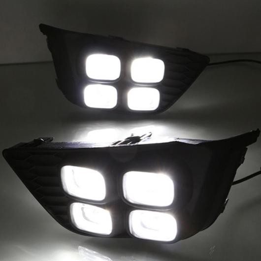  ۥ JAZZ FIT 2014 2015 2016 LED DRL ǥ ˥󥰥饤 ɿ ʥ  顼ɥ饤ӥ󥰥饤 ٤2Хꥨ For American ModelFor Asia Model White and Yellow AL-BB-1338 AL