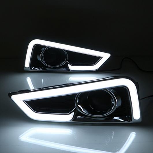  LED ǥ˥󥰥饤 ۥ ƥ 2015 2016ե С DRL  顼 ؼ White and Yellow AL-BB-1339 AL