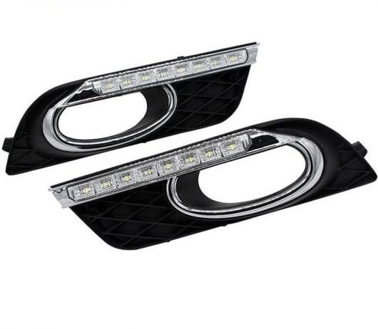 DRL LED ǥ˥󥰥饤 ۥ ӥå2011-2015 顼˥󥰥ʥ 12V ǥ饤 White with Yellow AL-BB-1363 AL