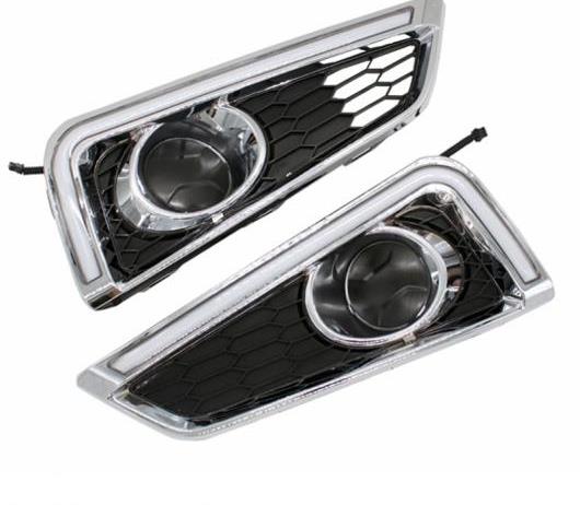 LED ǥ ˥󥰥饤 12V DRL ۥ ƥ 2015 2016 2017 顼˥ ʥ  White with Yellow AL-BB-1367 AL