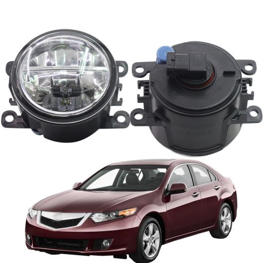 2 LED ե饤 4000LM ǥ˥󥰥 DRL ۥ磻 6000 18K 12V ⵱ 2011-2014 ACURA TSX AL-BB-1387 AL
