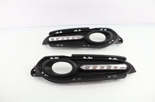 1åȥ ʥ 졼 12V LED DRL ǥ ۥ HRV HR-V  2014 2015 2016 2017 2018 White and Yellow AL-BB-1411 AL