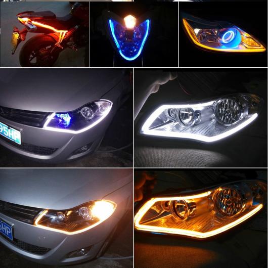 2ԡ ꥫ LED DRL 󥷥ʥ볰饤ȥǥ˥󥰥饤  12V SMD COB 85CM white and yellow AL-BB-1423 AL