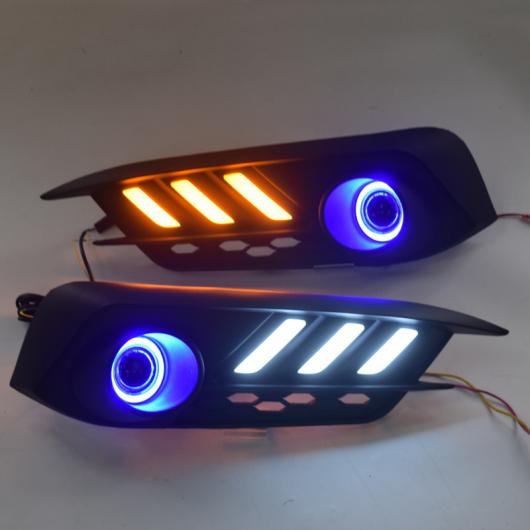 COB + LED ǥ˥󥰥饤 DRL + ץ + 󥫡 ۥ ӥå 10th 2016 6000K 12W WHITE DRL ۥ磻 AL-BB-1430 AL