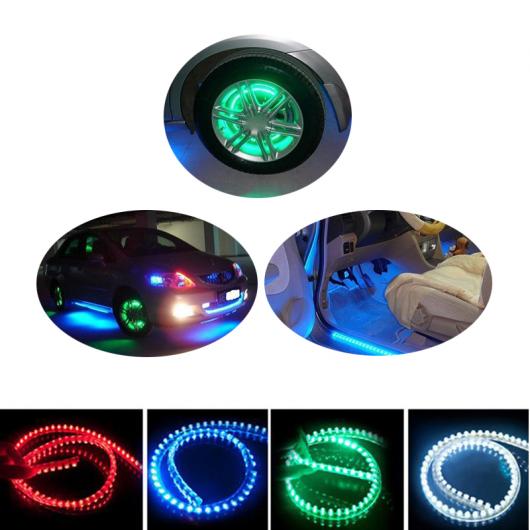 2ԡ  ե쥭֥ LED ȥå 12V 48 cm LED ǥ˥󥰥饤 LED ȥåץ饤 DRL  ٤3顼 ۥ磻ȡ֥롼 AL-BB-1448 AL