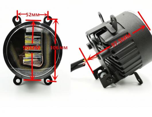 LED DRL ǥ ˥󥰥饤 ץե  顼 ۥ 㥺եå 2014 2015 2016 2017 2 Functions AL-BB-1490 AL