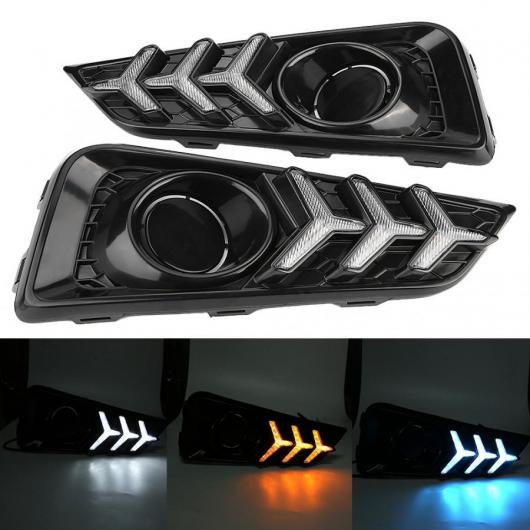 1ڥ ǥ˥󥰥饤 3 DRL LED ե С ۥ ƥ 2015 2016 2017  ؼ AL-BB-1521 AL