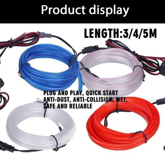 4m 5m LED ȥå  ȥå 12V ե쥭֥ ͥ EL 磻䡼ײ⥤ƥꥢ LED 饤ȥȥå  ѥ饤 ٤4Хꥨ crystal blueblue 4M (157.48 INCH ) AL-BB-1623 AL