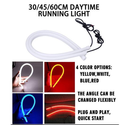 ե쥭֥ ե DRL ˥󥰥 ʥ 󥸥륢С LED ǥ˥󥰥饤 饤ȥإåɥ饤ȥȥå LED ٤4顼 ۥ磻ȡ 60CM (23.62 INCH ) AL-BB-1639 AL