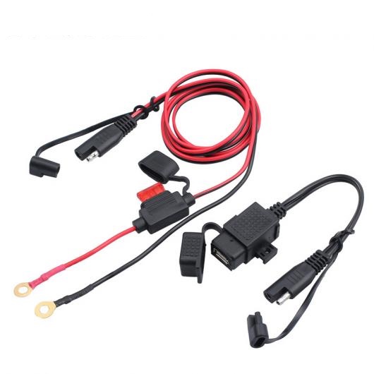 2.1A ɿ ȥХ 12V SAE USB 󥿡ե Ŵ ֥ ץ åȥ饤ҥ塼 GPS AL-BB-7305 AL