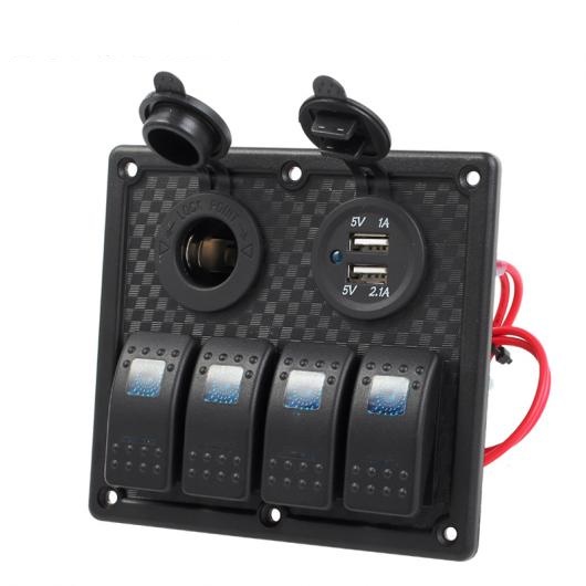 4  12V-24V ǥ奢 USB ɿ ޥ֥롼 LED åѥͥ Ÿå Υåѥͥ å 001 AL-BB-7415 AL