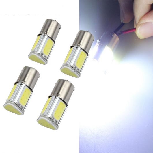 4 1156 LED BA15S P21W BAU15S å 4 COB 饤ȥۥ磻ȥ֥졼 С Х  ʥ DRL ơ DC 12V AL-BB-7437 AL