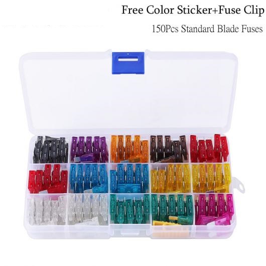 T150PCS ɸ֥졼ɥҥ塼 2A 3A 4A 5A 7.5A 10A 15A 20A 25A 30A  + ҥ塼åץ顼ƥå 10  ɸҥ塼 AL-BB-7585 AL