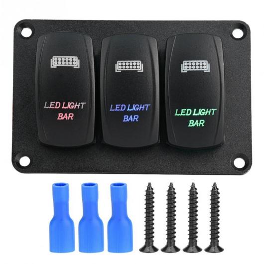12-24V 3ݥ ǥ奢饤ȥåѥͥ LED ꥢ饤ȥС å ֥롼 ꡼ RV ޥåå AL-DD-0617 AL