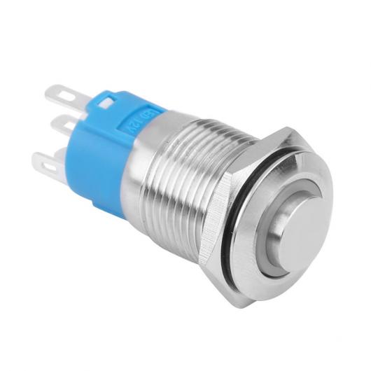 12V 16mm إåɥ饦ɥ󥰥󥿥꡼ ᥿ ܥ LED 饤Ⱦƥ쥹  ٤6Хꥨ Redred blue AL-DD-0630 AL