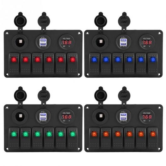 12V 24 V 6  ܡ ޥ LED ååѥͥǥ奢 USB Űץ饤  LED ٤4顼 åɡ AL-DD-0631 AL