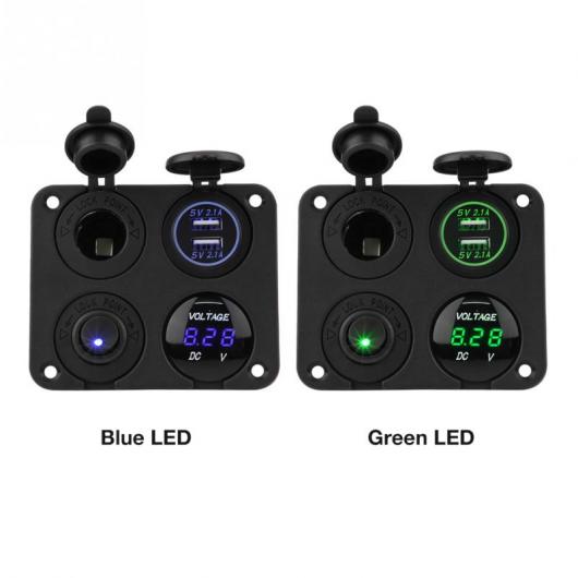 / ȥ륹åѥͥǥ奢 USB Ŵ亮饤åŰ CAR BOAT ޥ RV ȥå LED ٤2顼 ֥롼꡼ AL-DD-0689 AL