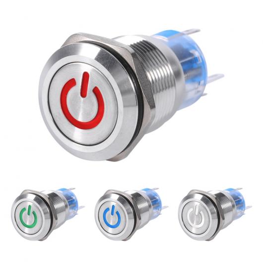 19mm 12V LED ɿ她ƥ쥹ʥåŸå ꡼ ٤4顼 ۥ磻ȡ꡼ AL-DD-1002 AL