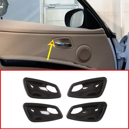 4 ܥĴ ABS ɥܥ С BMW E90 3 ꡼ 2005-2012 ٤2Хꥨ Carbon FiberSilver AL-DD-5951 AL