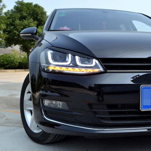 ե륯 VW  7 VII GTI GTD R MK7 ABS إåɥ饤ȥ ֥ å С ƥå  Carbon Fiber Black AL-DD-6822 AL